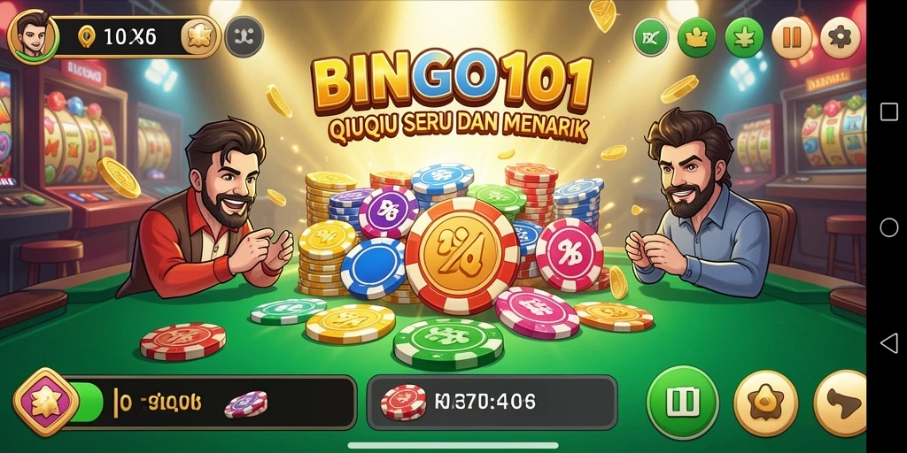 Tampilan gameplay QiuQiu yang menarik dan dinamis.