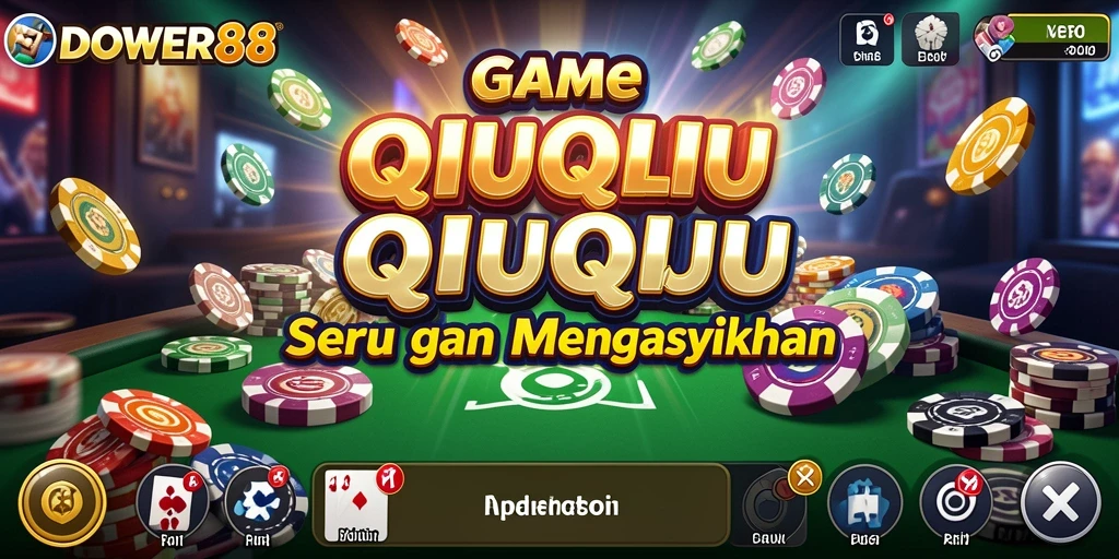Tampilan menarik dari gameplay QiuQiu DOWER88.
