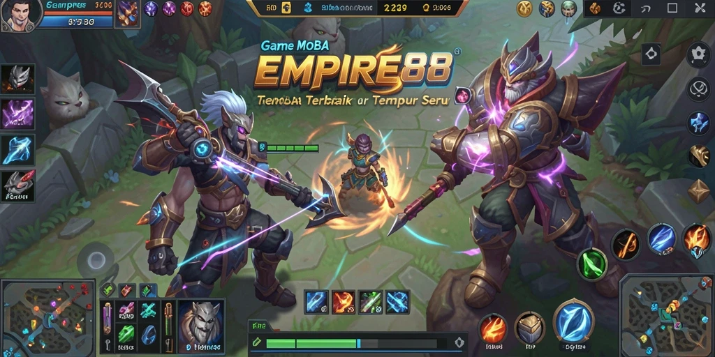 Tampilan gameplay seru dan dinamis dari EMPIRE88.