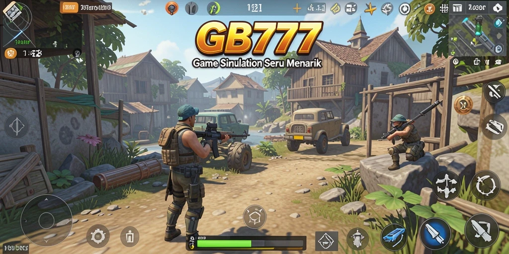 Tampilan gameplay menarik di GB777 dengan elemen Simulation.
