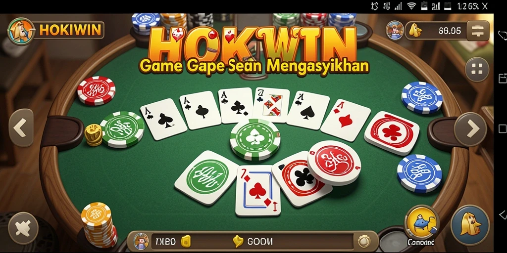Tampilan gameplay HOKIWIN yang menarik dan seru.