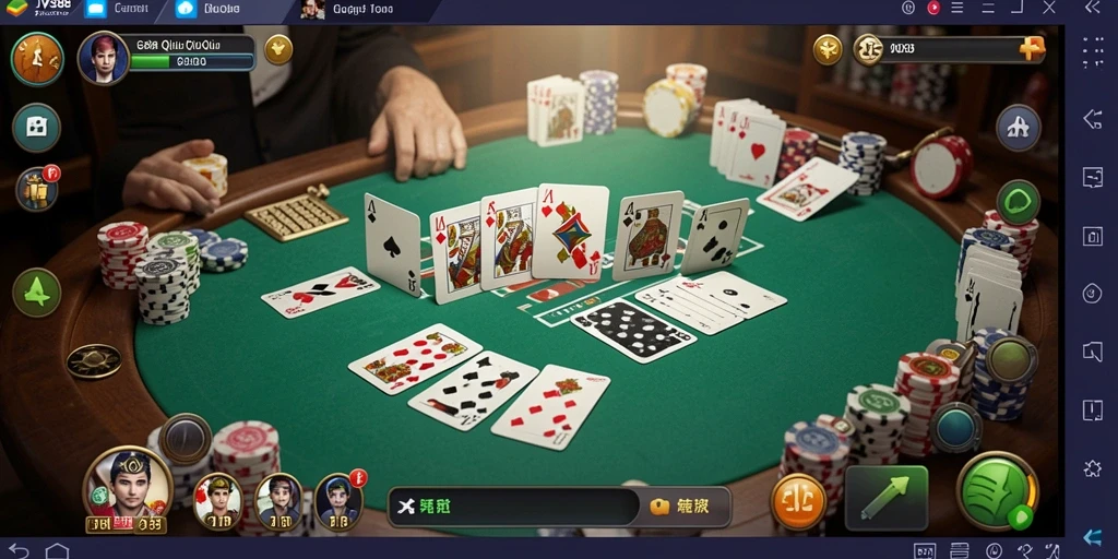 Tampilan gameplay QiuQiu yang seru dan interaktif.