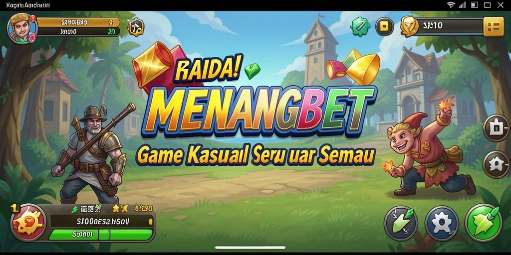 Tampilan gameplay MENANGBET yang seru dan penuh warna.