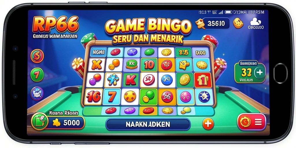 Screenshot gameplay Bingo yang menarik dan mendebarkan.