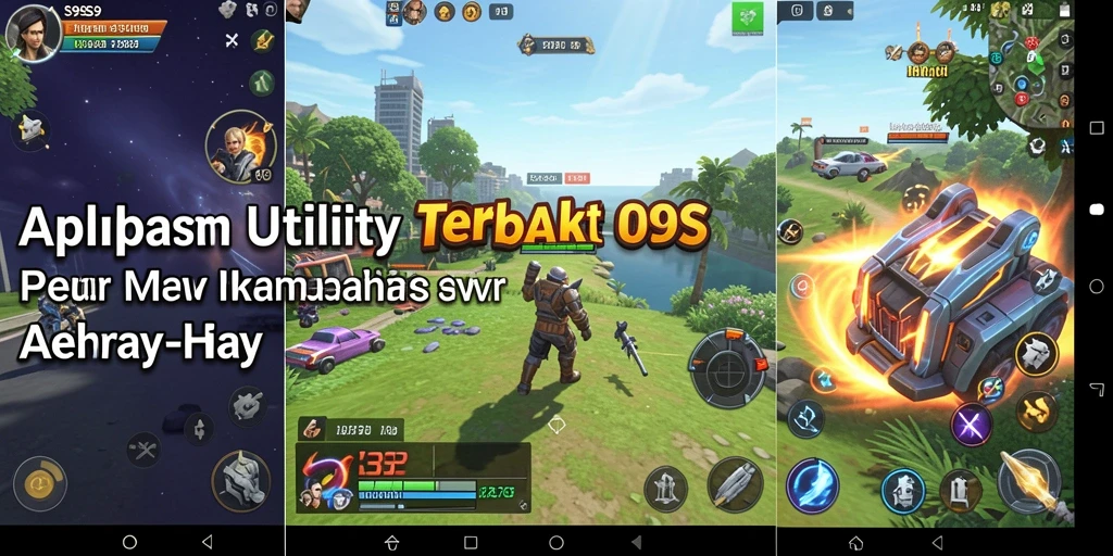 Screenshot utama S9S9 menampilkan antarmuka aplikasi Utility yang menarik.