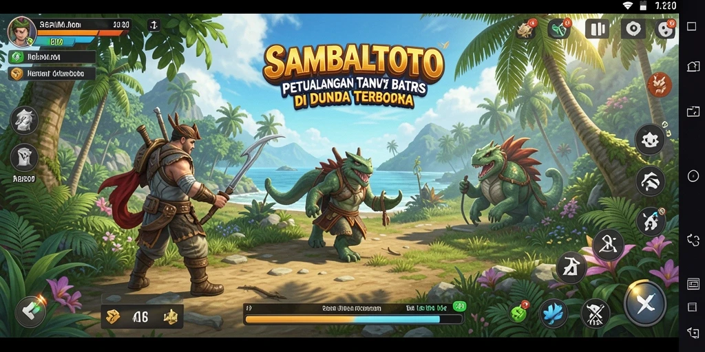 Tampilan gameplay SAMBALTOTO yang memukau di dunia Open World.